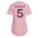 Inter Miami Sergio Busquets #5 Voetbalkleding Thuisshirt Dames 2023-24 Korte Mouwen